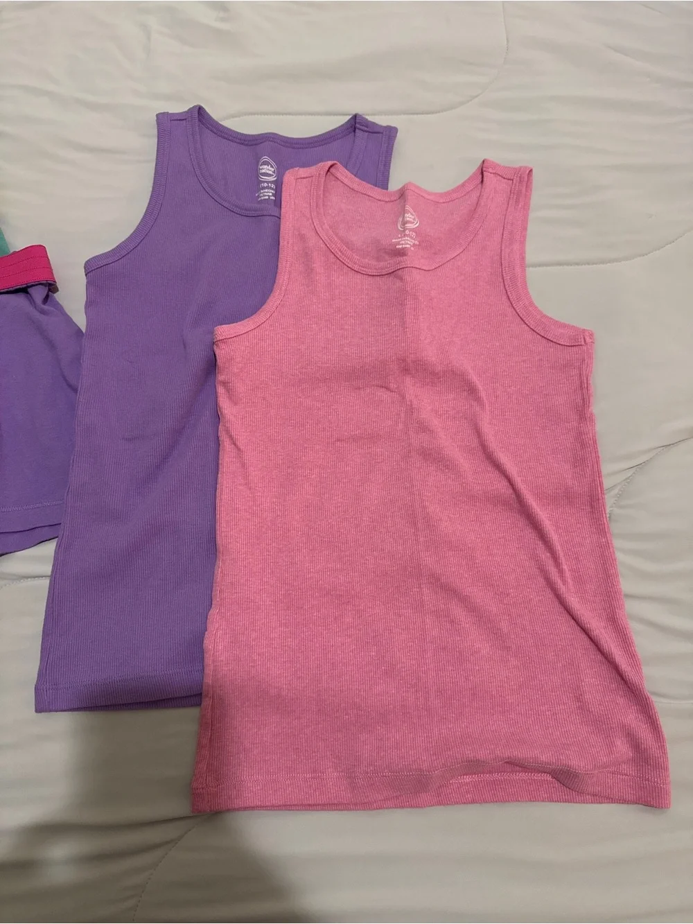 wonder nation Girls Tank & Shorts Set in Pink, Purple, Teal, Hot Pink, Black